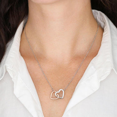A Mi Mami Barriga Interlocking Hearts Necklace - Love You This Much